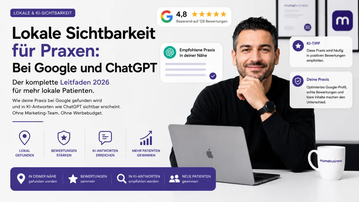 Lokale Sichtbarkeit für Praxen: bei Google & ChatGPT